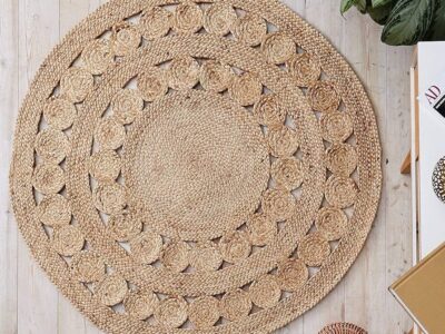 Jute Tikki Payal Braided Rug