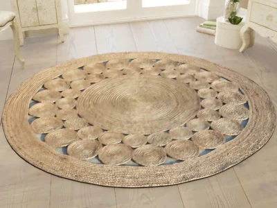 Natural Jute Braided Rug